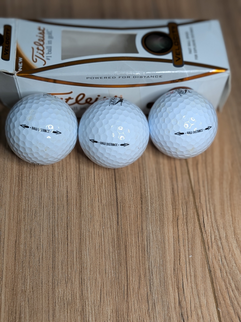 Titleist White Golf Ball 3-Pack - Clean White Finish